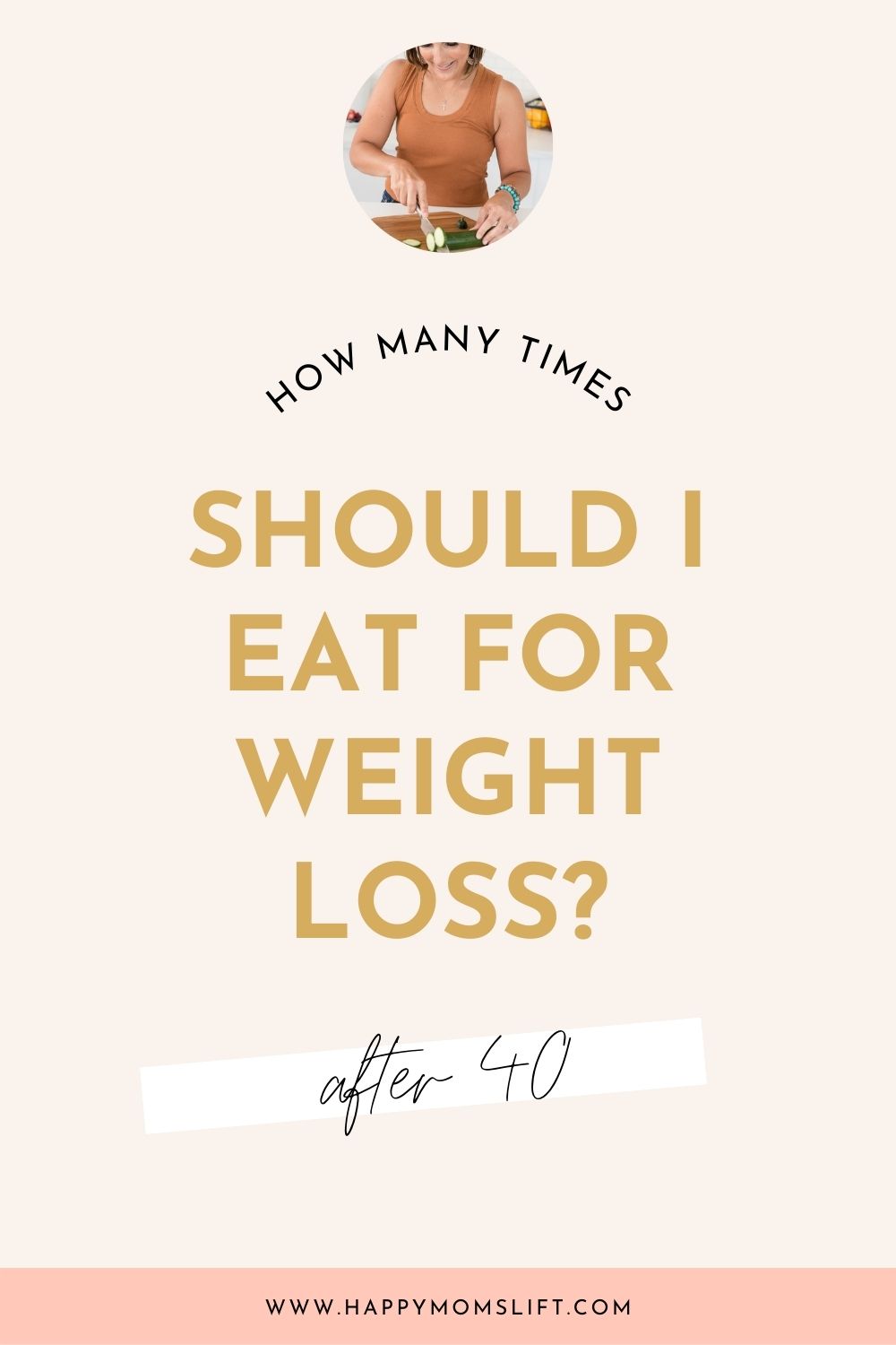 graphic that says how many times should i eat for weight loss